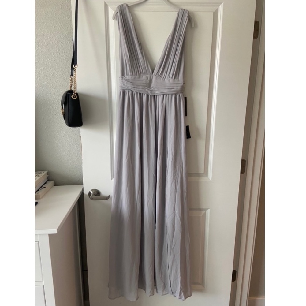 LuLus maxi dress - size M - light grey